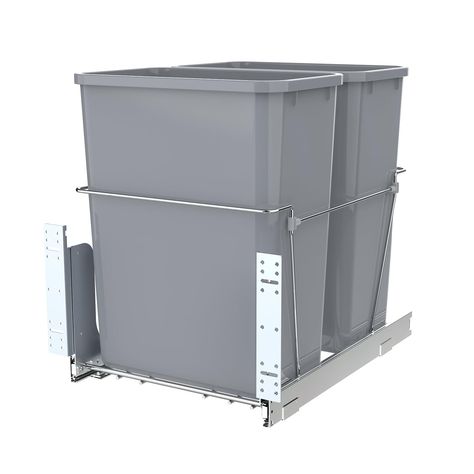 PRICES MAY VARY. Pulloutor Pullout Trash Can double 35 Quart Pullout Trash Can keeps your kitchen trash hidden and makes your kitchen more aesthetic looking.package does not include door panel mounting kit. Dimensions double 35 quart trash can measures (W x D x H): 14.17 “W x 22 ‘D x 19 ’H; minimum cabinet opening is 16 inches Optional door panel mounting available: package does not include door panel mounting kit. The store has the same type of door mounting kit, which can be easily attached to Cabinet Trash Pullout, Trash Can Storage Kitchen, Kitchen Trash Can Cabinet, Trash Can Cabinet, Kitchen Trash, Door Fittings, Can Storage, Kitchen Trash Cans, Trash Bin