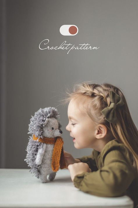 https://www.etsy.com/listing/1176930666/pdf-hedgehog-crochet-pattern-cute Hedgehog Knitting Pattern, Crochet Newborn Toy, Crochet Toys Photography, Crochet Toys For Kids, Hedgehog Crochet Pattern, Hedgehog Crochet, Diy Projects To Make And Sell, Handmade Kids Toys, Crochet Hedgehog