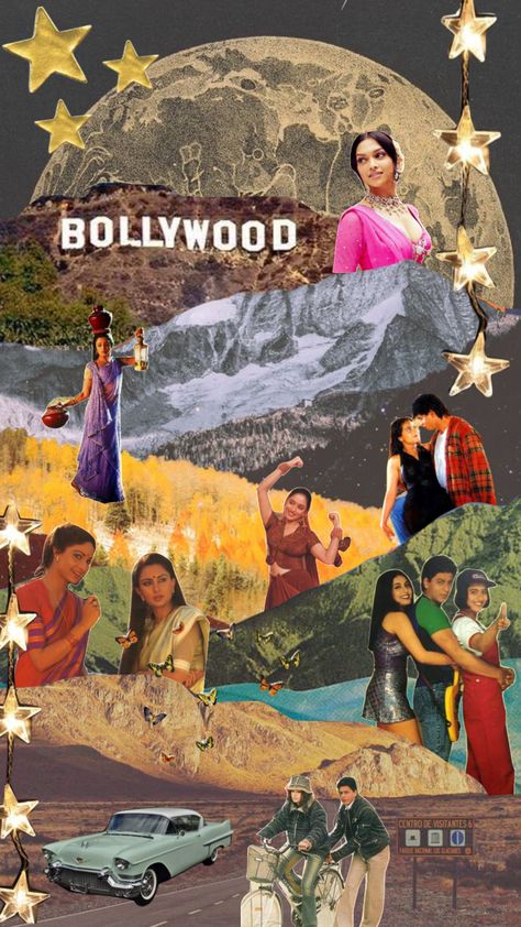 Bollywood Posters Collage, Bollywood Aethestic, Old School Bollywood Aesthetic, Bollywood Collage Wallpaper, Bollywood Movie Collage, Bollywood Retro Poster, Bollywood Posters Aesthetic, Bollywood Asthetics Wallpaper, Bollywood Film Aesthetic