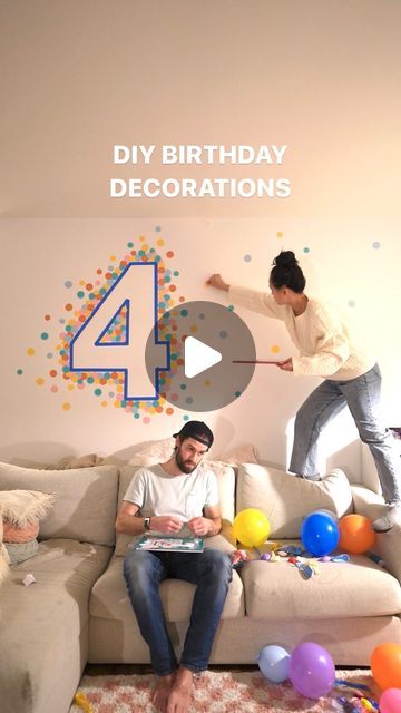 35K likes, 186 comments - camillia_lee on January 9, 2024: "How I made the number 4 wall decoration for my son’s 4th birthday 🎈 This was the first year my son knew the exact day of his birthd...". 40 Th Birthday Party Decorations, Birthday Ideas In Home, Number Birthday Decorations, Number For Birthday Diy, 4 Birthday Decoration Ideas, Diy Birthday Number Decorations, 9 Th Birthday Ideas For Boy, Number 6 Birthday Decoration, Diy Home Birthday Decor