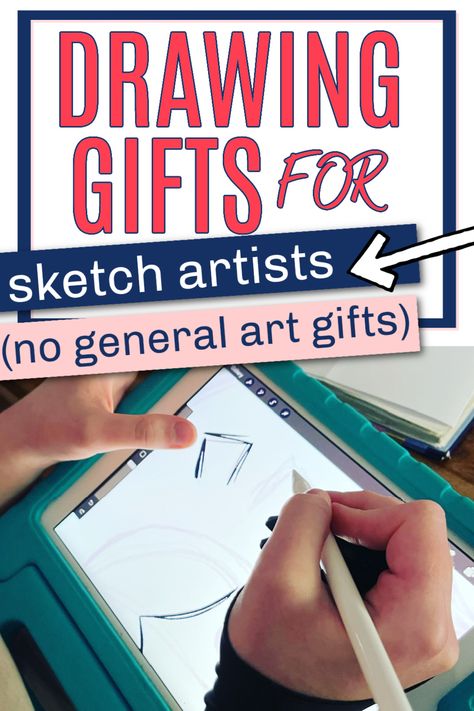 Drawing Gift Ideas - the perfect gifts for Christmas or birthdays for artists who love to draw! from sketching supplies to digital art tools, you're sure to find something for the artist in your life! Art Presents Ideas, Gifts For Drawing Artists, Art Tools Drawing Sketch, Drawing Ideas For Teens, Artist Gift Ideas, Drawing Gift Ideas, Christmas Presents For Teens, Gift Ideas For Artists, Sketching Supplies