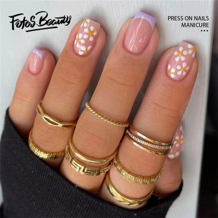 Click here to view more Fofosbeauty Press On Nails at lower price! Fofosbeauty--Press on nails 24 Pieces set 12 different sizes. Artificial nails design your own nails for weddings, parties, weekend dating, or special occasions. Acrylic nails art accessories design 24 pcs set full nail design fake nail tips with free nail glue sticker sheet and mini nail file. These tools can help you wear fake nails better, and the operation is easy and convenient for everyone. Clip-on nails have different size Bake To School Nails, Acrylic Nails For Kids 9-10 Short, Light Purple French Tips, Nails For Kids Cute Short, Kids Nails Cute Simple, Nails Light Purple, Nail Designs For Kids, Purple French Tips, Kid Nails