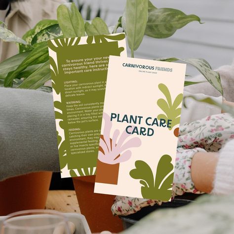 naz browne — brand identity designer (@nbcreativeco) • Instagram photos and videos Plant Card Design, Plant Branding Design, Plants Branding, Plant Typography, Card Branding Design, Organic Graphic Design, Jeremiah 2911, Brand Brief, Art Deco Design Graphics