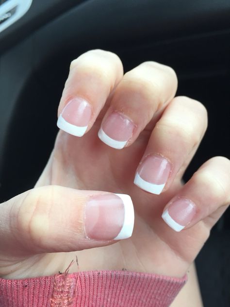 Sport length nails Sports Length Acrylic Nails, Sport Nails Length, Sport Short Nails, Sport Length Acrylic Nails, Sport Length Nails, Cheer Nails, Artsy Nails, Nail Lengths, Length Nails