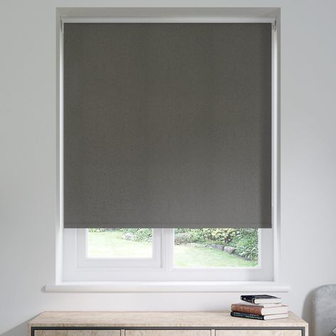 main Modern Window Blind, Black Roller Blinds, Roll Blinds, Kitchen Window Blinds, Black Blinds, Blackout Roman Blinds, Grey Roller Blinds, Blackout Roller Blinds, Made To Measure Blinds