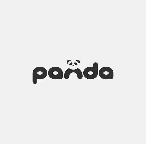 panda logo design Panda Logo, Panda Items, Typography Logo Inspiration, Animation Camera, Clever Logo, Ipad Tutorials, Logo Design Inspiration Branding, Boys Sticker, Online Logo Design