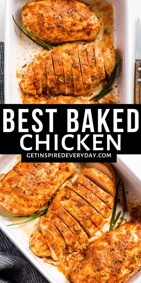 Dinner Recipes For Family No Dairy, Gluten Free Chicken Breast Recipes, Dorm Meals, Chicken Recipes Dairy Free, The Best Baked Chicken, Gut Protocol, Best Baked Chicken, Baked Chicken Breasts, Dinner Simple