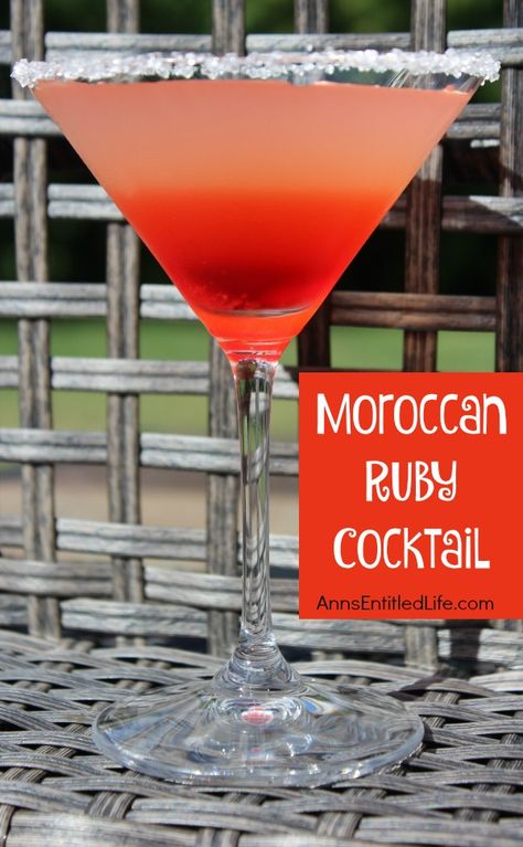 Moroccan Inspired Cocktails, Arabic Cocktail, Grapefruit Vodka Drinks, Grapefruit Vodka, Vodka Recipes Drinks, Ruby Cocktail, Summer Vodka Cocktails, Adult Beverages Recipes, Drinks Ideas