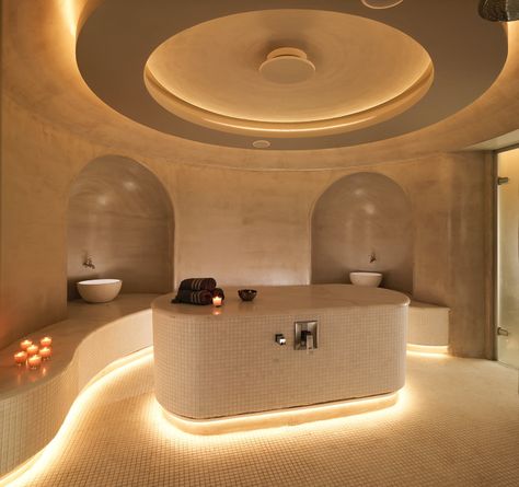 Hammam Bathroom, Spa Design Interior, Sauna A Vapor, Moroccan Bath, Spa Luxe, Home Spa Room, Turkish Bathroom, Spa Room Decor, Spa Interior Design