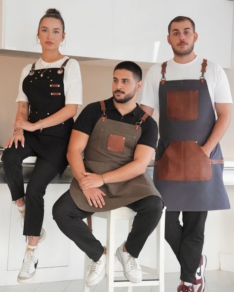 Personalized Apron For Men And Women Upgrade your kitchen or workshop attire with this high-quality, custom-made apron. Crafted from heavy-duty washed 100% cotton canvas, this apron is built to last and features genuine leather straps that add style and durability. #apron #apronstyle #apronlove #chef #food #bartender #newyork #giftideas Personalized Apron, Apron For Men, Chef Food, Aprons For Men, Personalized Aprons, Cotton Canvas, Leather Straps, Apron, Custom Made