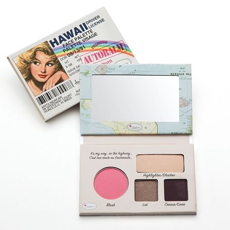 The Balm Makeup, The Balm Cosmetics, Wholesale Makeup, Face Palette, Vintage Cosmetics, Fancy Makeup, Vintage Makeup, Smokey Eyes, Cosmetic Packaging