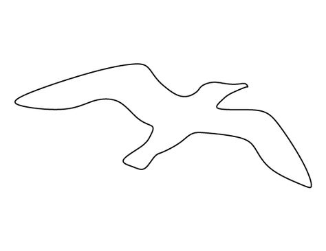 Seagull pattern. Use the printable outline for crafts, creating stencils, scrapbooking, and more. Free PDF template to download and print at http://patternuniverse.com/download/seagull-pattern/ Seagull Applique Pattern, Doodle Template, Seagull Pattern, Sun Template, Draw Zentangle, Coloring Crafts, Seagulls Flying, Bird Template, Tangle Doodle