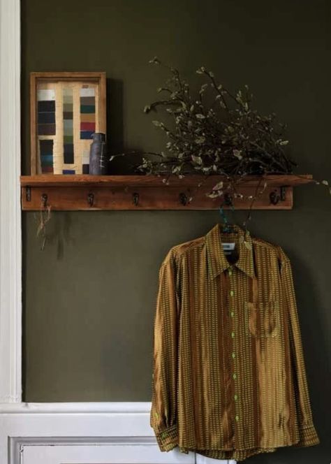 Cardamom Farrow And Ball, Farrow And Ball Cardamom, 1930 Kitchen, 2023 Bedroom, Kitchen 2024, Pantry Makeover, Farrow And Ball Paint, Farrow And Ball, Green Paint