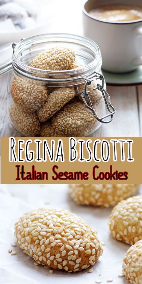 Italian Sesame Cookies Recipe, Italian Sesame Seed Cookies, Cookies Eggless, Seed Cookies, Eggless Cookies, Sesame Cookies, Italian Christmas Cookies, Italian Cookie Recipes, Biscotti Cookies