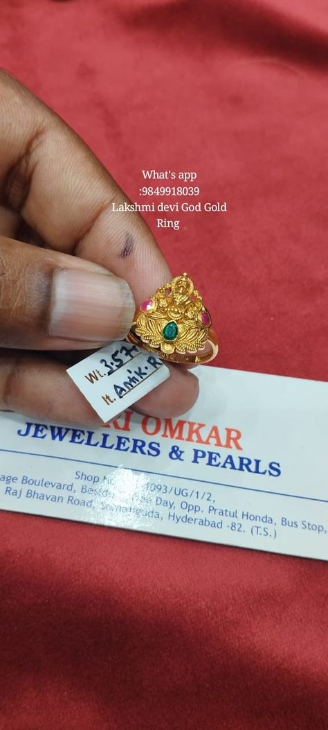 Lakshmi Devi Rings, Lakshmi Devi Rings Gold, Lakshmi Devi, Bridal Gold Jewellery Designs, Rings Gold, Bridal Gold Jewellery, Gold Jewellery Design, Jewellery Designs, Gold Jewellery