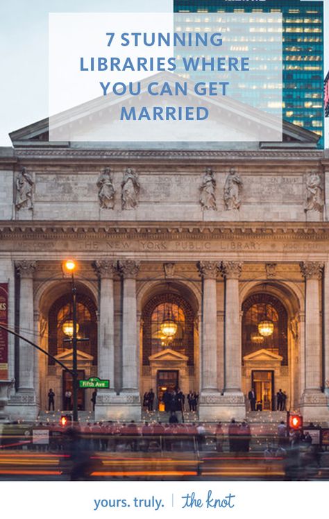 Book lovers will flip over these incredible libraries you can actually get married in. Libraries To Get Married In, Library You Can Get Married In, Library Aesthetic Wedding, Library Wedding Aesthetic, Library Elopement, Library Wedding Reception, Library Weddings, Belle Library, Missouri Wedding Venues