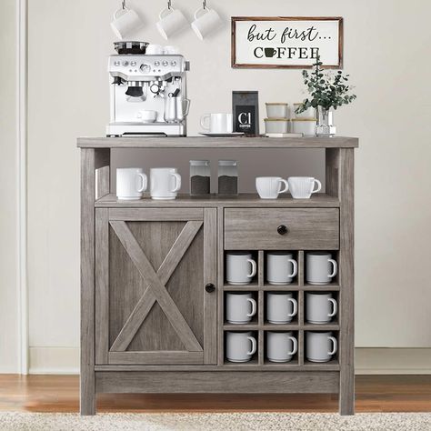 Farmhouse coffee bar ideas