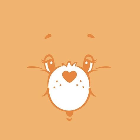 Orange Care Bear, Dare Bears, Yellow Care Bear, Music Cover Photos, Best Friend Wallpaper, Sticker Design Inspiration, Cute Home Screens, Simple Phone Wallpapers, Friends Wallpaper