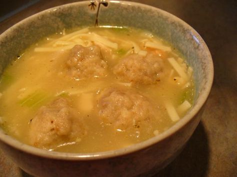 So happy I found this recipe! My grandmother made butter ball soup all the time and it is my favorite! German Sauerkraut Recipe, Butterball Recipe, German Noodles, Turkey Soup Recipe, Noodle Soup Recipe, Butter Balls, Broth Recipes, Noodle Soup Recipes, Noodle Soup