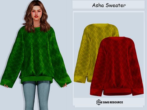 Sims 4 Tsr, Outfit Oversize, Sims 4 Children, Oversized Clothes, Sims 4 Expansions, Sims 4 Toddler, Toddler Sweater, Sweater Oversize, Sims 4 Clothing