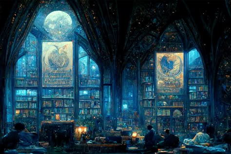 Ravenclaw Common Room Art, Harry Potter Ravenclaw Common Room, Beauxbatons Dormitory, Raven Law Common Room, Hogwarts Ravenclaw Common Room, Hogwarts Houses Common Rooms, Ravenclaw Common Room Hogwarts Legacy, Ravenclaw Illustration, Raven Claw Common Room