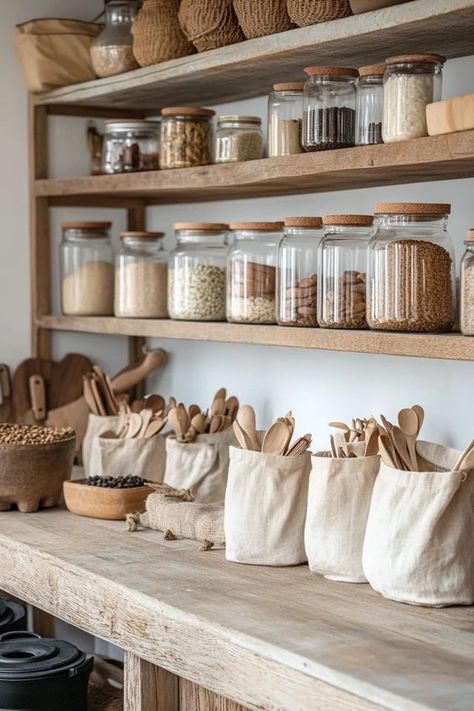 Transform your kitchen into a zero-waste space with these stylish and eco-friendly tips! From reusable containers to composting, these ideas will help you reduce waste while keeping your kitchen functional and beautiful. 🧴✨ #ZeroWasteKitchen #EcoFriendlyLiving #SustainableHomeTips #GreenLiving #KitchenMakeover Zero Waste Kitchen Aesthetic, Eco Home Decor, Sustainable Apartment Living, Less Waste Living, Non Toxic Living Aesthetic, Eco Friendly Living Aesthetic, Sustainability Aesthetic, Non Toxic Kitchen, Zero Waste Aesthetic