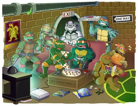 Michealangelo incarnations, Archie, TMNT, OT series, Mirage, 4kids, IDW, Movies, and Nick Mirage Tmnt, Leo 2012, King Bowser, Turtles Forever, Tmnt Mikey, Cartoon Movie Characters, Ninja Turtles Funny, Tmnt Comics, Ninja Turtles Artwork