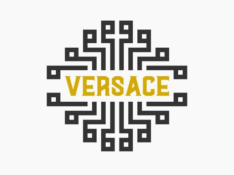 Vercase Logo Design, Versace Logo Art, Versace Logo Design, Burberry Wallpaper, Designer Svg, Versace Pattern, Versace Design, Chanel Wall Art, Coffee Drip