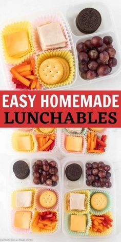 How to make healthy lunchables that your kids will love. Homemade lunchables that you can make at home for less! Easy healthy lunchables for kids or for adults. This is one of my favorite lunchbox ideas! #eatingonadime #lunchrecipes #lunchboxrecipes #lunchables Vbs Meals, Lunchables For Kids, Homeschool Lunches, Healthy Lunchables, Homemade Lunchables, Lake Snacks, Easy Lunch Box Ideas, Lunch For Kids, Easy Lunches For Kids