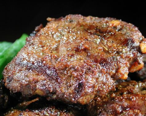 Moroccan Lamb Backstrap Recipe - Food.com Lamb Backstrap, Grilled Pork Steaks, Backstrap Recipes, Pork Shoulder Steak, Pork Steak Recipe, Appetizer Wraps, Pork Steaks, Moroccan Lamb, Hawaiian Recipes