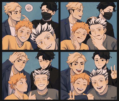 Haikyuu Msby Black Jackals Fanart, Msby Black Jackals Fanart, Black Jackal, Funny Haikyuu, Sakusa Kiyoomi, Miya Twins, Volleyball Anime, Link Click, Haikyuu Ships