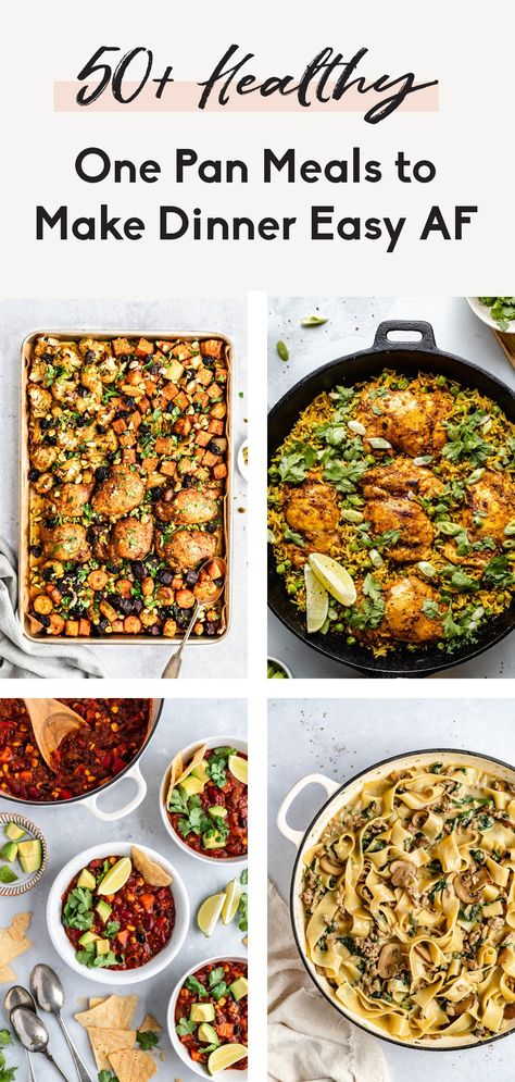 Veggie Heavy Recipes, Healthy One Pan Meals, One Pan Meal Prep, Ambitious Kitchen Recipes, Family Vegetarian Meals, Family Meal Prep, Healthy One Pot Meals, Meal Train Recipes, Meals To Make