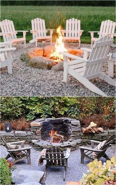 Fire Pit Kits, Outdoor Fire Pit Ideas, Outdoor Fire Pit Area, Fire Pit Ideas, Fire Pit Landscaping, Fire Pit Kit, Metal Fire Pit, Cool Fire Pits, Wood Fire Pit