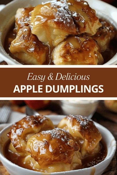 Apple Dumplings Recipe Slow Cooker Apple Dumplings, Apple Pie Dumplings, Apple Dumplings Recipe, Crescent Roll Apple Dumplings, Flaky Buttermilk Biscuits, Easy Apple Dumplings, Apple Dumpling Recipe, Apple Dumpling, Pie Pastry