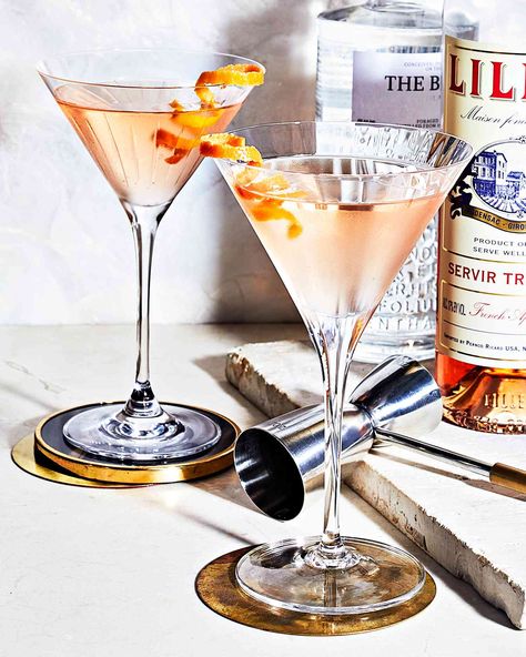 The Monarch Cocktail Recipe Lillet Rose, Popular Cocktail Recipes, Frozen Strawberry Lemonade, Blended Cocktail, American Bar, Most Popular Cocktails, Orange Syrup, Popular Cocktails, American Bars