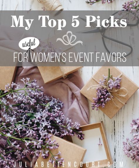 Top Picks for Women's Event Favors Womens Retreat Favors, Christian Party Favors, Womens Retreat Gifts, Party Favors For Women, Julia Bettencourt, Secret Garden Theme, Women Party Ideas, Retreat Themes, Womens Ministry Events