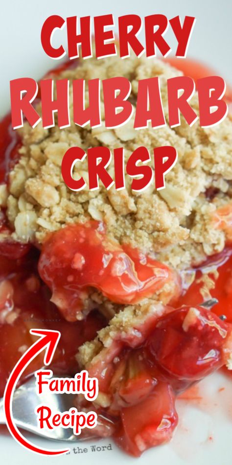 Rhubarb Strawberry Crisp, Strawberry Crisp Recipe, Strawberry Rhubarb Pie Recipe, Rhubarb Recipes Crisp, Rhubarb Recipes Pie, Fruit Treats, Rhubarb Strawberry, Cherry Crisp, Strawberry Crisp