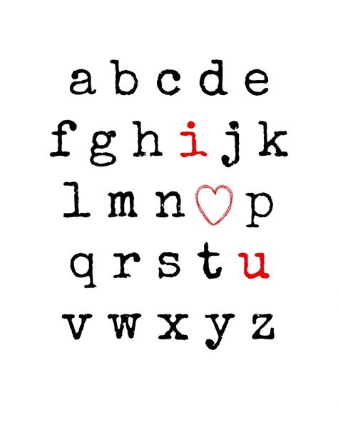 printable letters a-b-c card for the s.s. or youth kids to give to parents on Valentines Day Alphabet Free Printable, Kartu Ulang Tahun Diy, Boyfriend Scrapbook, Lukisan Comel, Penanda Buku, Kartu Valentine, Alfabet Letters, Parents Anniversary, Valentines Sign