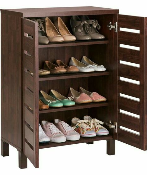 Shoe Storage Design, Shoe Cabinet Design, Room Storage Diy, Closet Shoe Storage, Wooden Shoe Racks, Shoe Rack Closet, Metal Storage Cabinets, Wooden Shoe, Hallway Storage