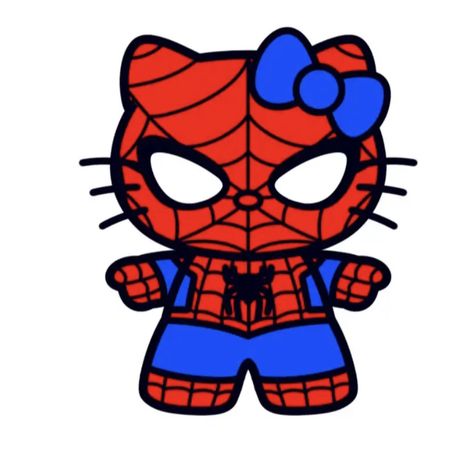 Spider Kitty, Up Carl Y Ellie, Hello Kitty Desenho, Tapeta Hello Kitty, Hello Kitty Clipart, Hello Kitty Wallpaper Hd, Spiderman Drawing, Stickers Art, Hello Kitty Coloring