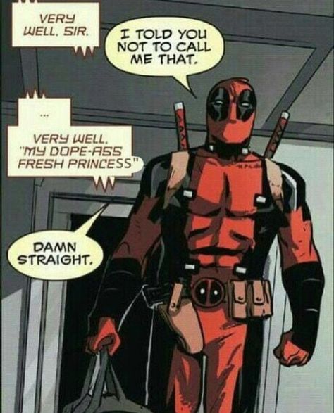 One of the gallion reasons why I love Deadpool! - - - #Deadpool #Queer #LGBTQIA #canon  #ILoveDeadpool #PronounsMatter Deadpool Funny, Deadpool Art, Deadpool And Spiderman, Dead Pool, Bd Comics, Dc Memes, Dc Movies, Marvel Girls, Marvel Jokes