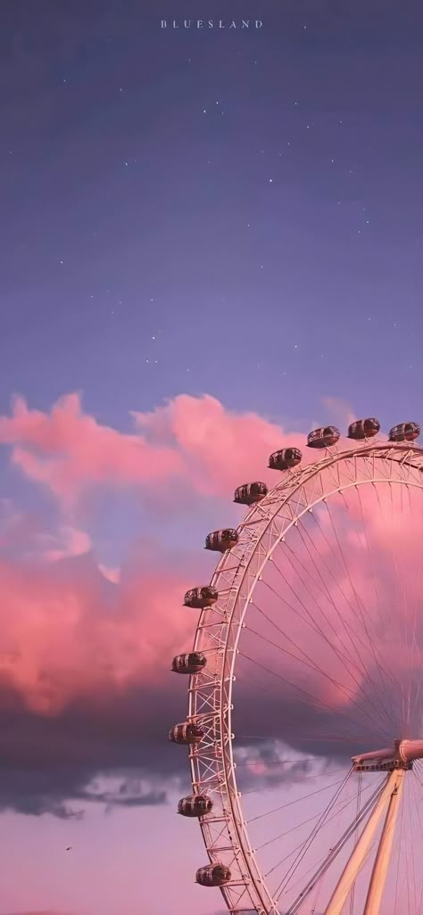 Ferris Wheel Wallpaper Iphone, Ferris Wheel Aesthetic Wallpaper, Amusement Park Wallpaper, Ferris Wheel Wallpaper, Carousel Wallpaper, Ferris Wheel Aesthetic, Moonlight Photography, Pretty Wallpapers Tumblr, Witchy Wallpaper