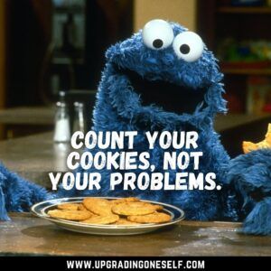 Top 15 Memorable Quotes From Cookie Monster To Laugh Out Loud Cookie Monster Sayings, Cookie Monster Funny, Cookie Monster Quotes, Cookie Monster Wallpaper, Disney Lessons, Monster Quotes, Monster Wallpaper, The Cookie Monster, Cookie Quotes