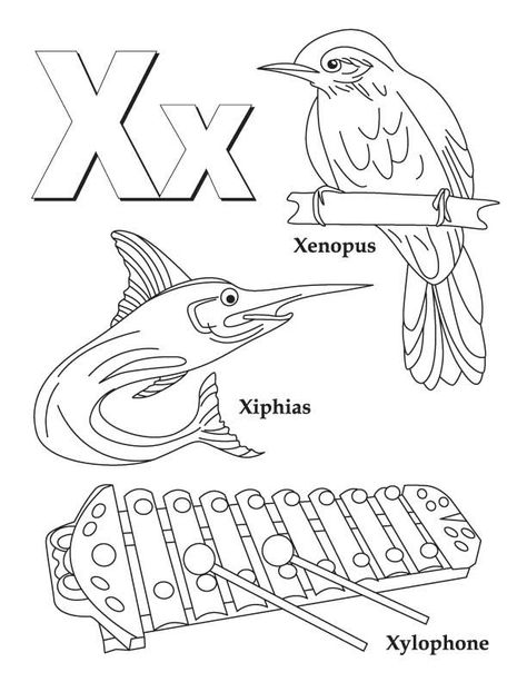 Alphabet Letter X Coloring Page #Alphabet #LetterX #Coloringpages #JungleJim Letter A Coloring Pages, Coloring Letters, Coloring Worksheets, Abc Coloring Pages, Alphabet Worksheets Preschool, Abc Coloring, Letter X, Preschool Letters, Book Letters