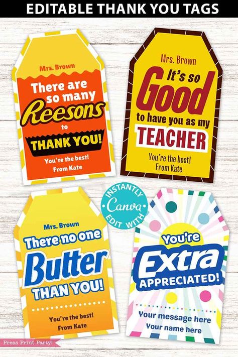 Logos, Reeses Appreciation Printable, Thank You Notes With Candy, September Appreciation Gifts, Candy Appreciation Tags, Thank You With Candy, Teacher Birthday Party Ideas, Thank You Candy Gifts, Candy Appreciation Sayings#MathTeacherGiftIdeas #DanceTeacherGiftIdeas #TeacherGiftsForEveryOccasion #CreativeTeacherGiftIdeas #RetirementTeacherGift Candy Theme Teacher Appreciation, Thank You Staff Gifts, Thank You For Your Business Gifts Ideas, Thank You Notes With Candy, Reeses Appreciation Printable, Candy Appreciation Tags, Thank You Snacks Appreciation Gifts, Church Teacher Appreciation Gifts, Thankful Grams For School