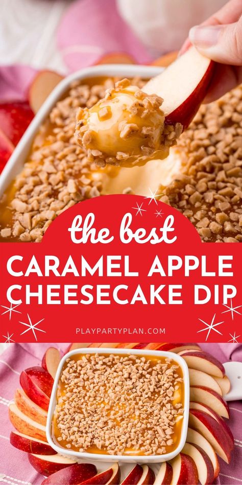 Apple Cheesecake Dip, Caramel Apple Cheesecake Dip, Mexican Mole, Dessert Dip Recipes, Caramel Apple Dip, Dessert Oreo, Fall Appetizers, Caramel Apple Cheesecake, Apple Cheesecake