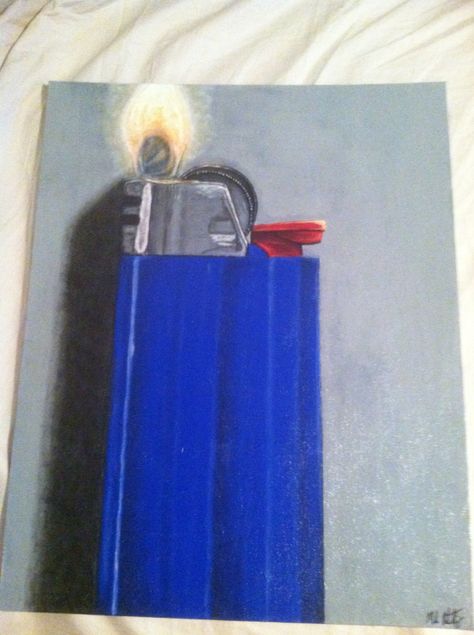 Lighter Paintings Ideas Canvas, Lighter Paintings Canvas, Lighter Paintings, Lighter Painting, Lighter Paintings Ideas, Bic Lighter, Candle Images, Painting Canvases, Lighted Canvas