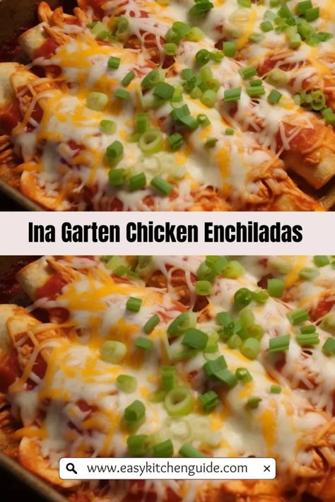 Best Ever Chicken Enchiladas, Best Ever Enchiladas, Latin American Dishes, Joanna Gaines Chicken Enchiladas, Recipes With Tortillas, Best Chicken Enchiladas Ever, Best Chicken Enchilada Recipe, Ina Garten Chicken, Cream Cheese Enchiladas