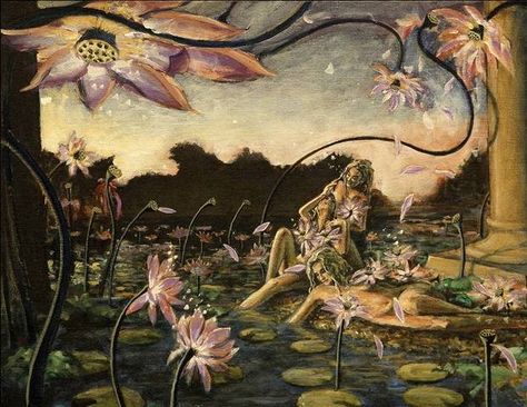 Lotus Eaters, Epic Costumes, Esoteric Art, Art Google, Scenery Wallpaper, Surreal Art, Greek Mythology, Sloth, Surrealism