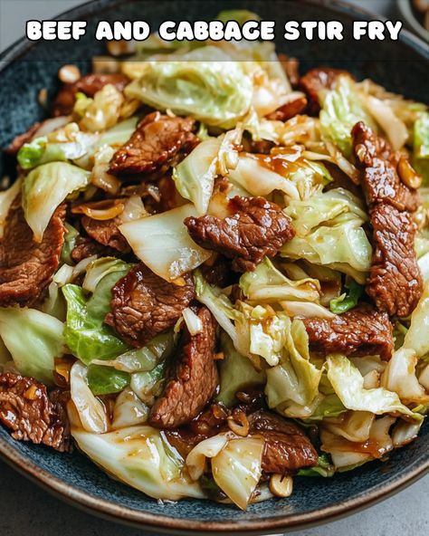 Quick Beef and Cabbage Stir Fry – Foodyhealthylife Steak And Cabbage Stir Fry, Cabbage And Beef Stir Fry, Steak And Cabbage Recipes, Cabbage And Beef Recipes, Steak Stir Fry Recipes, Beef Cabbage Stir Fry, Beef And Cabbage Stir Fry, Cabbage Cooked, Steak Stirfry Recipes